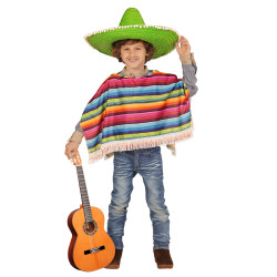 Mexické detské pončo 75 cm